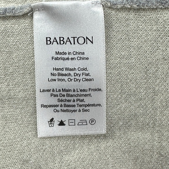 Aritzia babaton beekman cardigan open front fine Merino Wool Knit sz xs - Picture 4 of 8